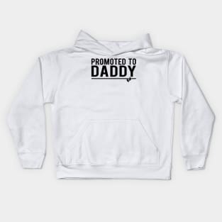 Promoted To Daddy Kids Hoodie